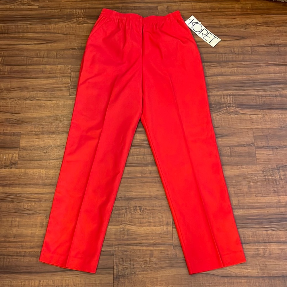Red KORET pants. Size 14 Regular
